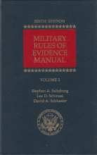 Cover art for Military Rules of Evidence Manual
