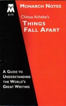 Cover art for Chinua Achebe's things fall apart (Monarch notes)