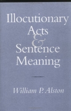 Cover art for Illocutionary Acts and Sentence Meaning