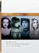 Cover art for Classic Quad Set 9 (All About Eve / Beyond the Valley of the Dolls / The Inn of the Sixth Happiness / Valley of the Dolls)