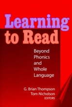 Cover art for Learning to Read: Beyond Phonics and Whole Language (Language and Literacy Series (Teachers College Pr))