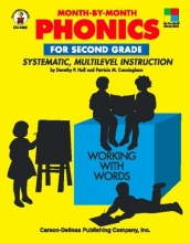 Cover art for Month-by-Month Phonics for Second Grade: Systematic, Multilevel Instruction for Second Grade
