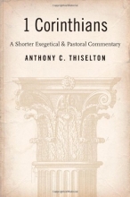 Cover art for I Corinthians: A Shorter Exegetical and Pastoral Commentary