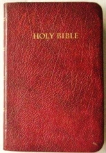 Cover art for Holy Bible - NKJV (New King James Version) - Words of Christ in Red - Concordance - Burgundy Bonded Leather - 5225BG