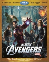 Cover art for Marvel's The Avengers (3D Blu-ray + Blu-ray + DVD + Digital Copy + Music)