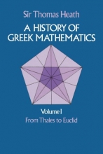 Cover art for A History of Greek Mathematics, Vol. 1: From Thales to Euclid