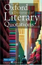 Cover art for The Oxford Dictionary of Literary Quotations