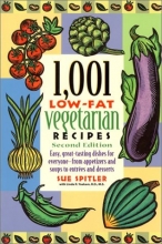 Cover art for 1,001 Low-Fat Vegetarian Recipes, 2nd ed.