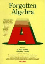 Cover art for Forgotten Algebra: A Self-Teaching Refresher Course
