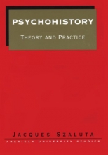 Cover art for Psychohistory/2nd Printing (American University Studies XIX: General Literature)
