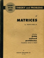 Cover art for Theory and Problems of Matrices :  Including 340 Solved Problems, Completely Solved in Detail (Schaum's Outline Series)