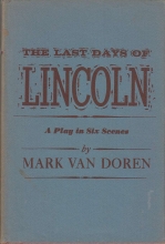Cover art for The Last Days of Lincoln: A Play in Six Scenes