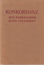 Cover art for Konkordanz zum Hebraischen Alten Testament
