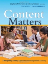 Cover art for Content Matters: A Disciplinary Literacy Approach to Improving Student Learning