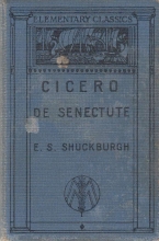 Cover art for Cato Maior: A Dialogue on Old Age. De Senectute