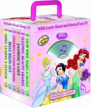 Cover art for Disney Princess Kindness Counts 6- books Travel Pack (with audio CD and carrying case)