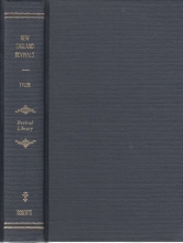 Cover art for New England Revivals, As They Existed at the Close of the Eighteenth, and the Beginning of the Nineteenth Centuries