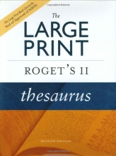 Cover art for The Large Print Roget's II Thesaurus, Revised Edition