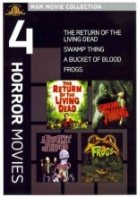 Cover art for The Return of the Living Dead / Swamp Thing / A Bucket of Blood / Frogs