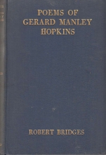 Cover art for Poems of Gerard Manley Hopkins. Edited with notes by Robert Bridges; Second Edition with an appendix of additional poems, and a critical introduction by Charles Williams.