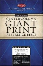 Cover art for Giant Print Center-Column Reference Bible