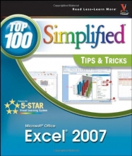 Cover art for Microsoft Office Excel 2007: Top 100 Simplified Tips & Tricks (Top 100 Simplified Tips & Tricks)