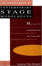 Cover art for The Actor's Book of Contemporary Stage Monologues: More Than 150 Monologues from More Than 70 Playwrights