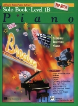 Cover art for Alfred's Basic Piano Library: Top Hits Solo Book, Level 1B
