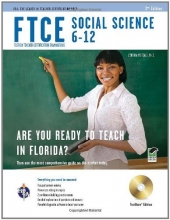 Cover art for FTCE Social Science 6-12 w/ CD-ROM (FTCE Teacher Certification Test Prep)