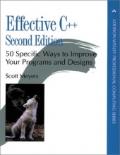 Cover art for Effective C++: 50 Specific Ways to Improve Your Programs and Design (2nd Edition) (Addison-Wesley Professional Computing)