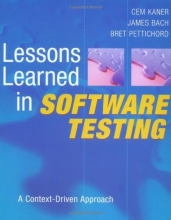 Cover art for Lessons Learned in Software Testing: A Context-Driven Approach