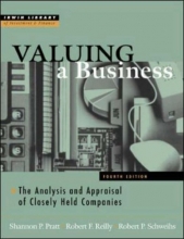 Cover art for Valuing A Business, 4th Edition