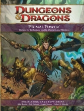 Cover art for Primal Power: A 4th Edition D&D Supplement