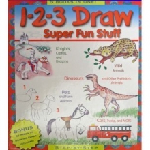 Cover art for 1-2-3 Draw Super Fun Stuff: 5 Books in One