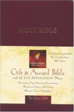 Cover art for Gift and Award Bible (New Living Translation - NLT) Burgundy Cover