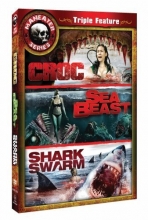 Cover art for Maneater Series Triple Feature: Croc / Sea Beast / Shark Swarm