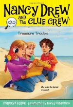 Cover art for Treasure Trouble (Nancy Drew and the Clue Crew #20)