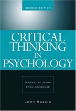 Cover art for Critical Thinking in Psychology: Separating Sense from Nonsense