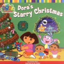 Cover art for Dora's Starry Christmas (Dora the Explorer)
