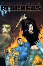 Cover art for Warren Ellis' Blackgas