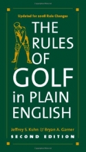 Cover art for The Rules of Golf in Plain English, Second Edition