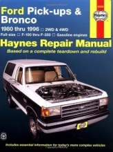 Cover art for Ford Pick-ups & Bronco 1980 thru 1996 2WD & 4WD Full-Size, F-100 thru F-350 Gasoline Engines (Haynes Manuals)
