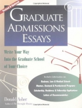 Cover art for Graduate Admissions Essays: Write Your Way into the Graduate School of Your Choice