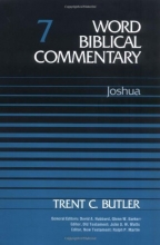 Cover art for Word Biblical Commentary Vol. 7, Joshua  (butler), 350pp