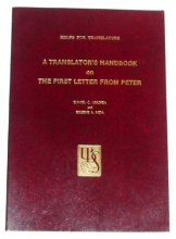 Cover art for Translator's Handbook on the First Letter from Peter [Helps for Translators]