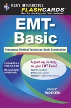 Cover art for EMT-Basic - Interactive Flashcards Book for EMT (REA) (REA Test Preps), Not the Premium Edition