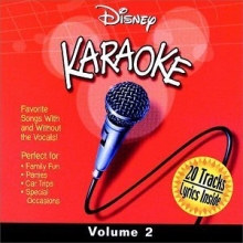 Cover art for Disney Karaoke, Volume 2