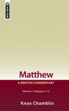 Cover art for Matthew Volume 1 (1-13): A Mentor Commentary