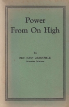 Cover art for POWER FROM ON HIGH or the Two Hundredth Anniversary of the Great Moravian Revival 1727-1927