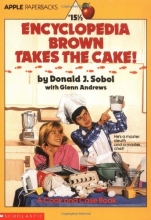 Cover art for Encyclopedia Brown Takes the Cake!